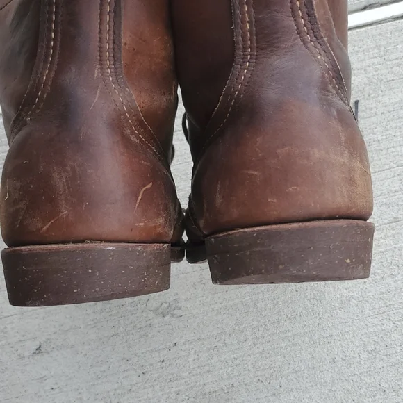 Red Wing 8111 Iron Ranger Brown Leather Boots Size 10, Width 2E - Picture 12 of 16